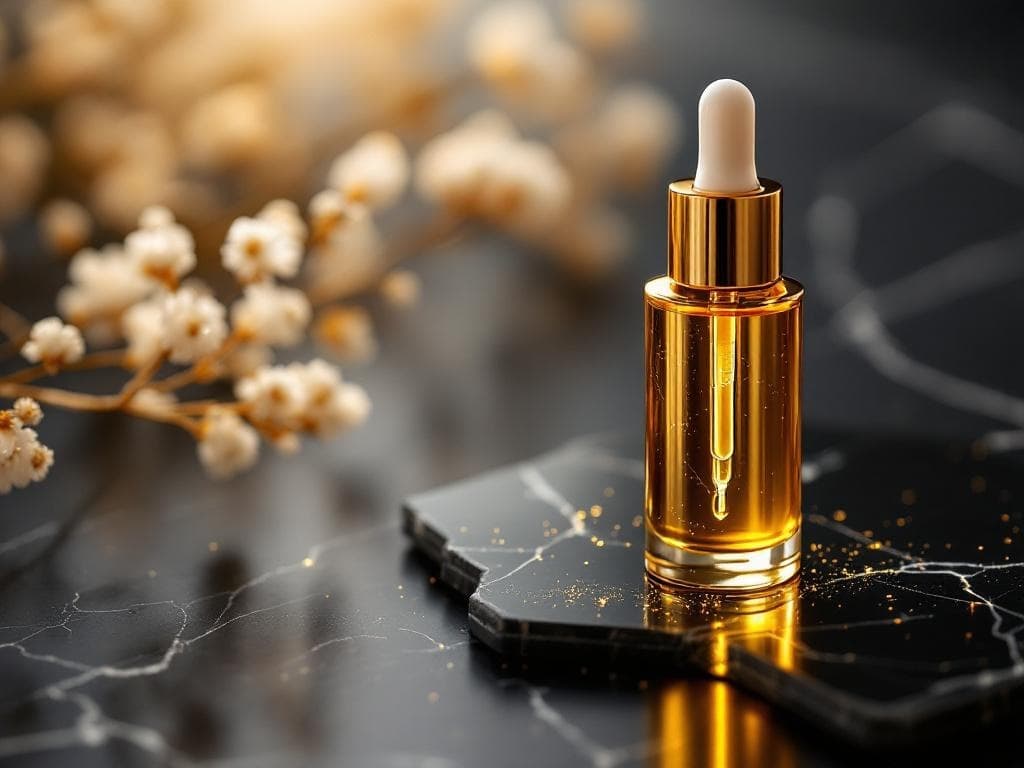 Gold Face Serum - After